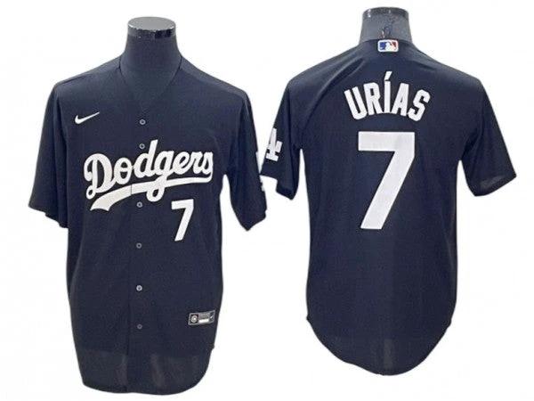 Los Angeles Dodgers #7 Julio Urias Black Turn Back The Clock Jersey by My Store