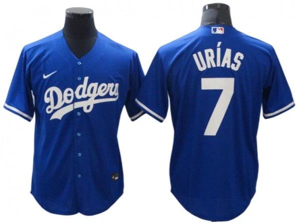 Los Angeles Dodgers #7 Julio Urias Royal Alternate Cool Base Jersey by My Store