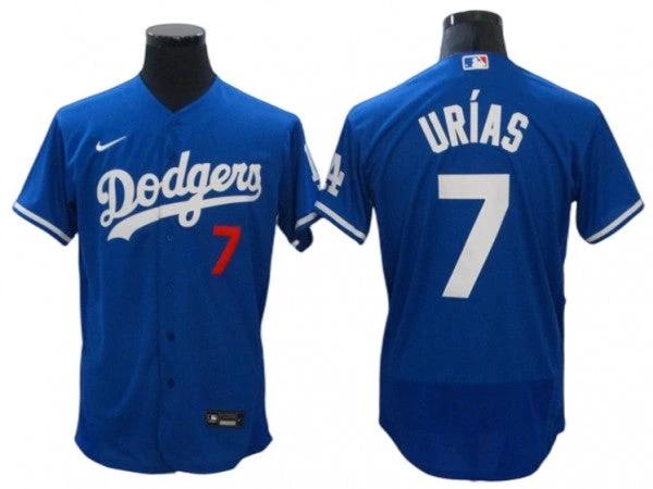 Los Angeles Dodgers #7 Julio Urias Royal Alternate Flex Base Jersey by My Store