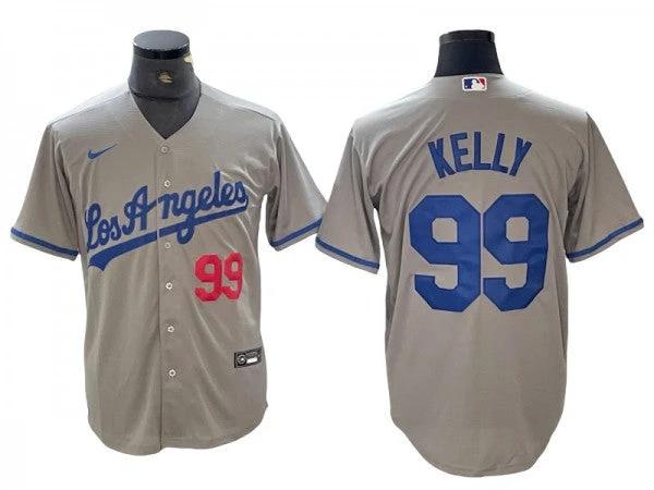 Los Angeles Dodgers #99 Joe Kelly Gray Limited Jersey by My Store
