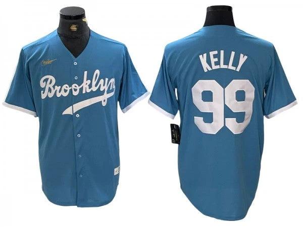 Los Angeles Dodgers #99 Joe Kelly Light Blue Cooperstown Collection Jersey by My Store