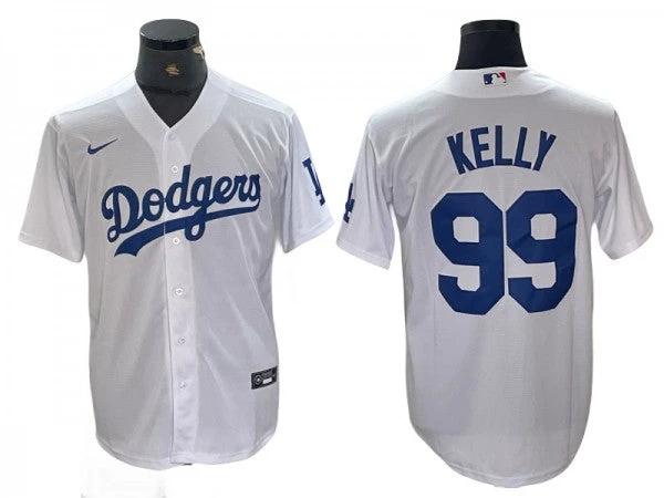 Los Angeles Dodgers #99 Joe Kelly White Cool Base Jersey by My Store