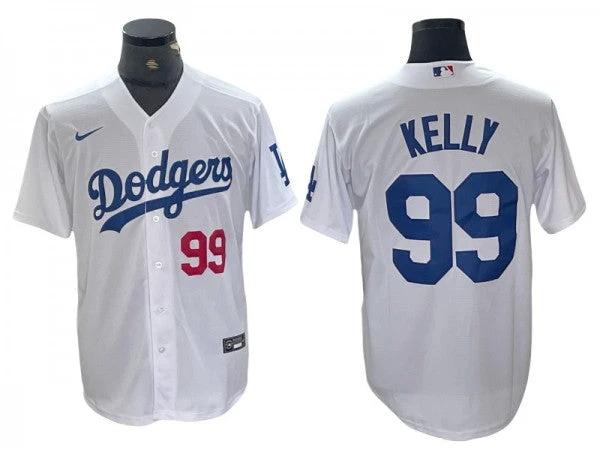 Los Angeles Dodgers #99 Joe Kelly White Limited Jersey by My Store