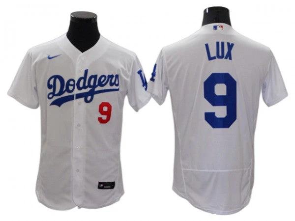 Los Angeles Dodgers #9 Gavin Lux Royal Alternate Flex Base Jersey by My Store