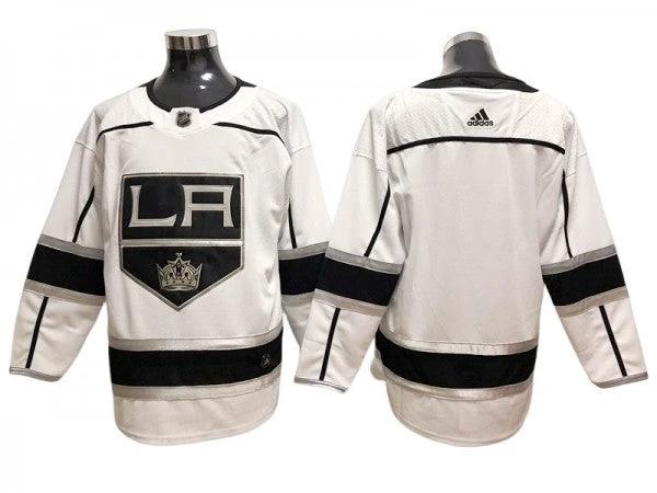 Los Angeles Kings Blank White Away Jersey by Hockey David