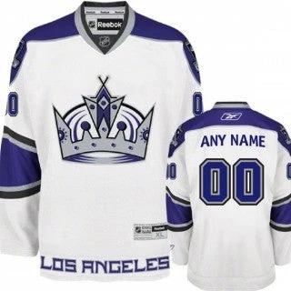 Los Angeles Kings Customized White Jersey by Hockey David