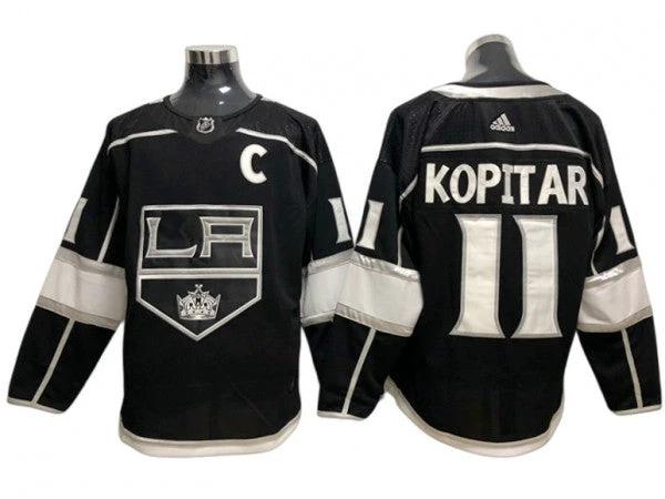 Los Angeles Kings #11 Anze Kopitar Black Home Jersey by Hockey David