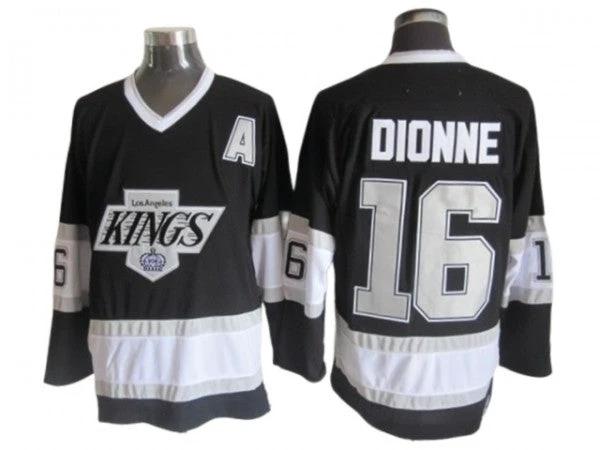 Los Angeles Kings #16 Marcel Dionne 1993 Vintage CCM Jersey - Black by Hockey David
