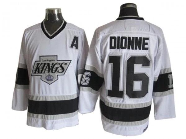 Los Angeles Kings #16 Marcel Dionne 1993 Vintage CCM Jersey - White by Hockey David