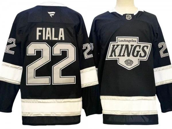 Los Angeles Kings #22 Kevin Fiala Black 2024 Home Jersey by Hockey David