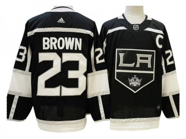 Los Angeles Kings #23 Dustin Brown Black Home Jersey by Hockey David