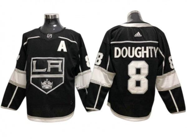 Los Angeles Kings #8 Drew Doughty Black Home Jersey by Hockey David