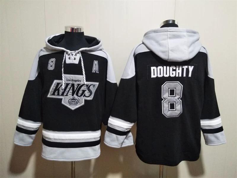Los Angeles Kings #8 Drew Doughty Pullover Hoodie by Hoodie Pullover