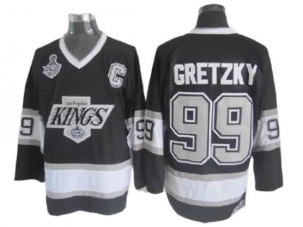 Los Angeles Kings #99 Wayne Gretzky 1993 Vintage CCM Jersey - Black by Hockey David