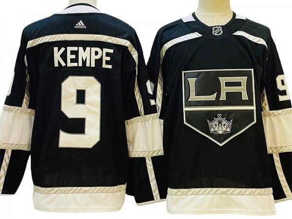 Los Angeles Kings #9 Adrian Kempe Black Home Jersey by Hockey David