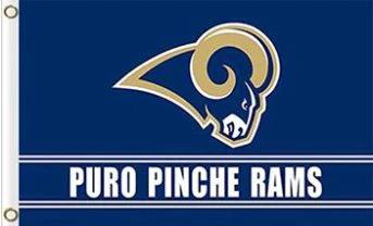 Los Angeles Rams Puro Pinche Flag 3X5 Ft Polyester Banner USA 90x150cm by flagsjustdoit