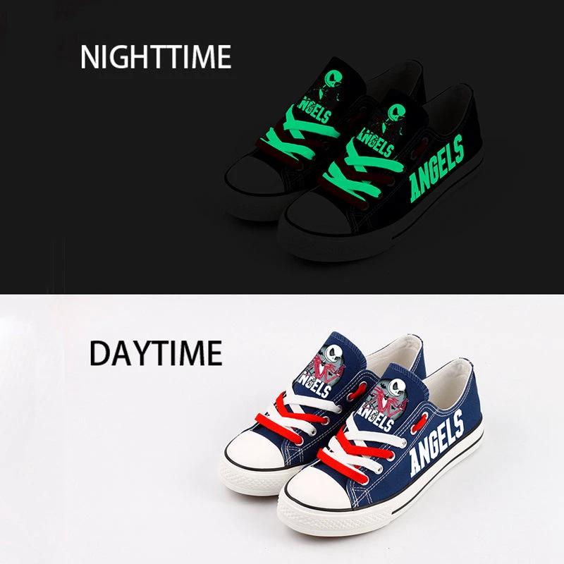Los Angeles Angels Limited Print Low Top Canvas Shoes Sport Sneakers For Men Women Fans by Crocs