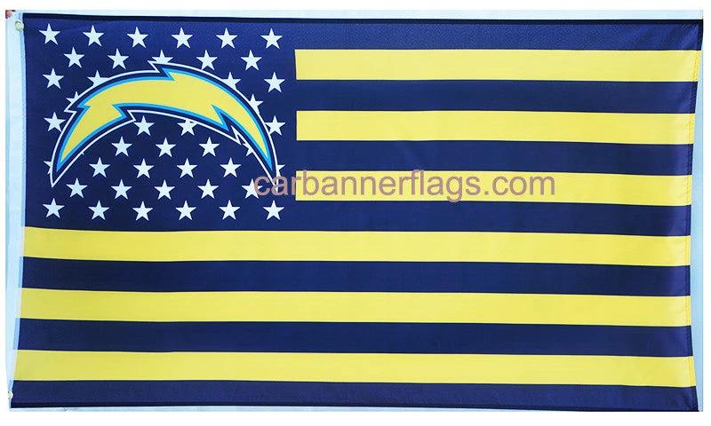 Los Angeles Chargers Flag-3x5FT NFL San Diego Chargers Banner-100% polyester-super bowl by flagsshop