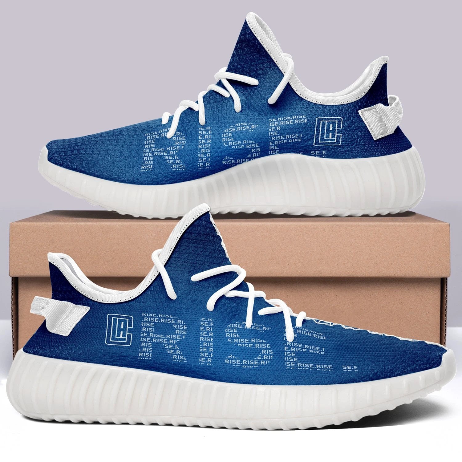 Los Angeles Clippers NBA 350v Yeezy Sneakers For Men Women Fans by Crocs