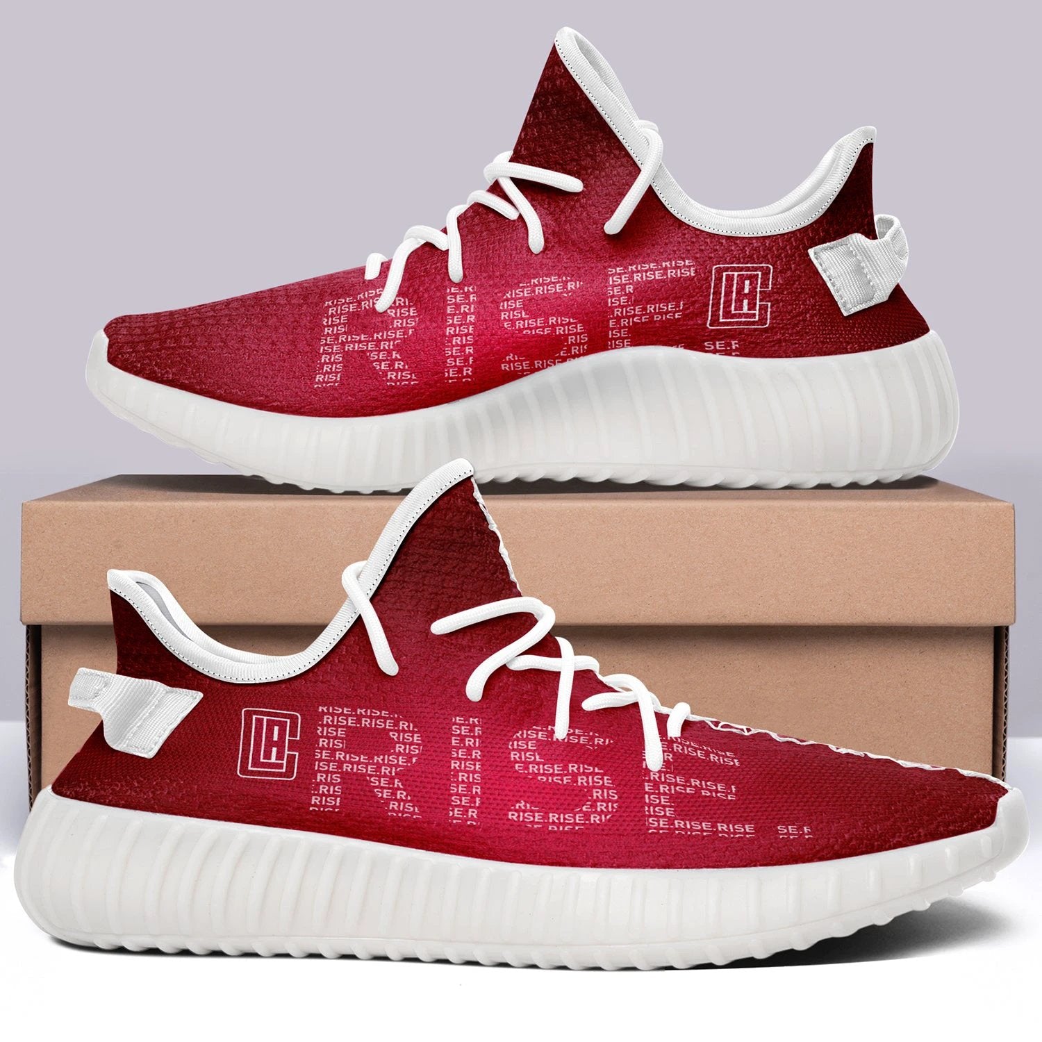 Los Angeles Clippers NBA 350v Yeezy Sneakers For Men Women Fans by Crocs