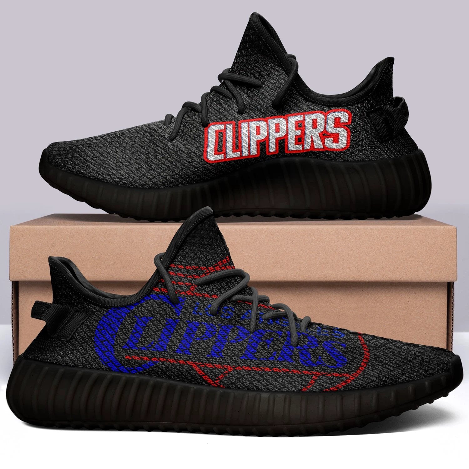 Los Angeles Clippers V6 NBA 350v Yeezy Sneakers For Men Women Fans by Crocs