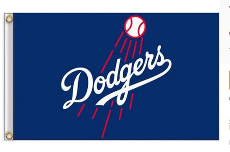 Los Angeles Dodgers Flag-3x5FT Banner-100% polyester by flagsshop