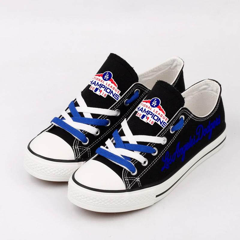 Los Angeles Angels Limited Print Low Top Canvas Shoes Sport Sneakers For Men Women Fans by Crocs