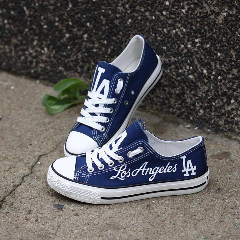 Los Angeles Angels Limited Print Low Top Canvas Shoes Sport Sneakers For Men Women Fans by Crocs