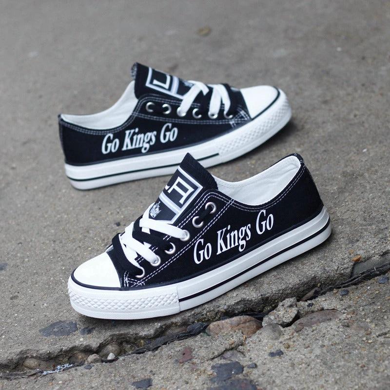 Los Angeles Kings Low Top Canvas Sport Sneakers Shoes For Men Women Fans by Crocs