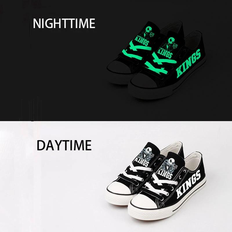 Los Angeles Kings Low Top Canvas Sport Sneakers Shoes For Men Women Fans by Crocs