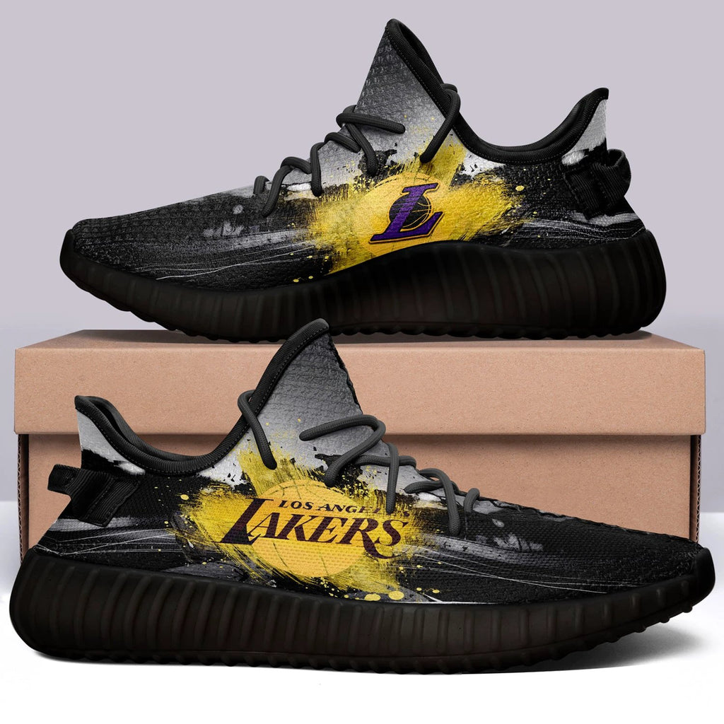 Los Angeles Lakers NBA 350v Yeezy Sneakers For Men Women Fans by Crocs
