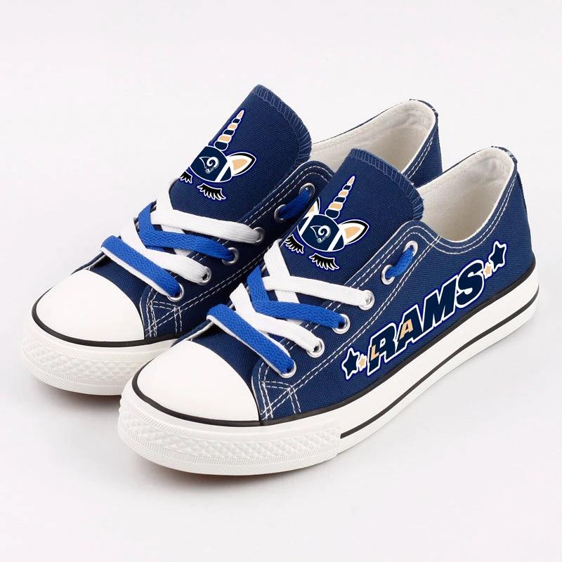 Los Angeles Chargers Low Top Canvas Sport Sneakers Shoes For Men Women Fans by Crocs