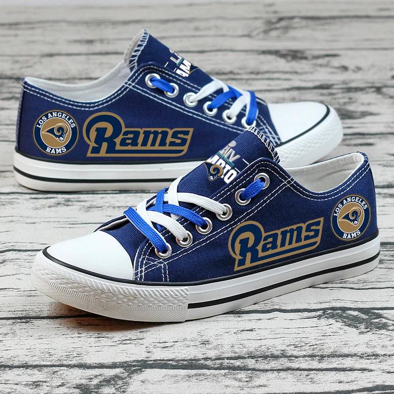 Los Angeles Chargers Low Top Canvas Sport Sneakers Shoes For Men Women Fans by Crocs