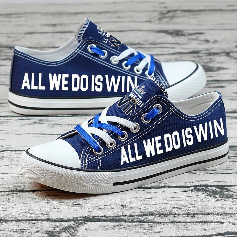 Los Angeles Chargers Low Top Canvas Sport Sneakers Shoes For Men Women Fans by Crocs
