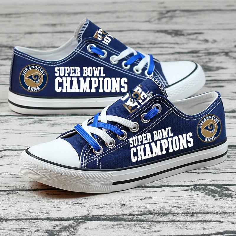 Los Angeles Chargers Low Top Canvas Sport Sneakers Shoes For Men Women Fans by Crocs