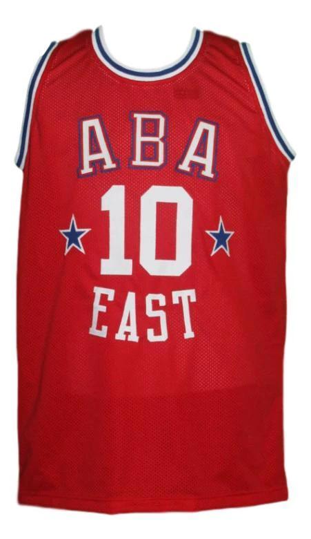 Louis Dampier Jersey #10 Aba East All Star Basketball Red by My store basketball
