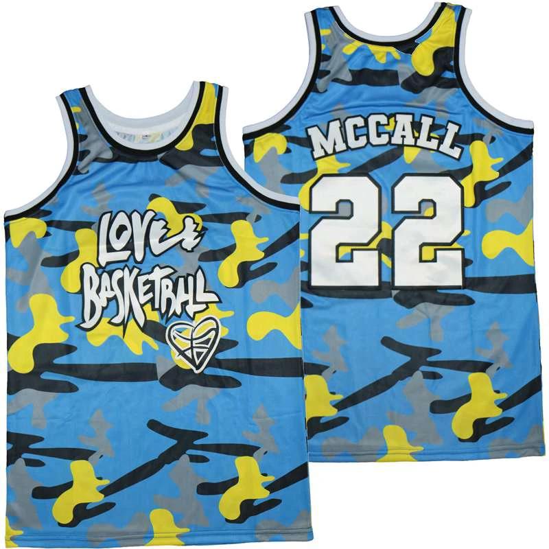 Love And Basketball #22 Wright Movie Basketball Jersey Camo by My store basketball