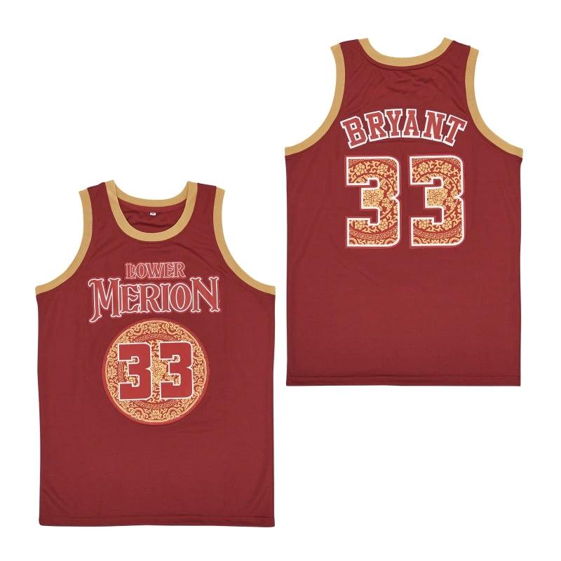 Lower Merion #33 Bryant Movie Basketball Jersey by My store basketball