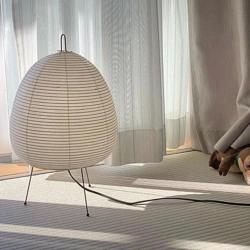 Schulte Japanese Rice Paper Lamp Bowlift by Bowlift
