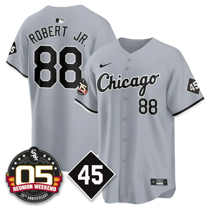 Luis Robert Jr Jersey #88 Chicago White Sox 2025 Reunion Weekend Gray by My Store