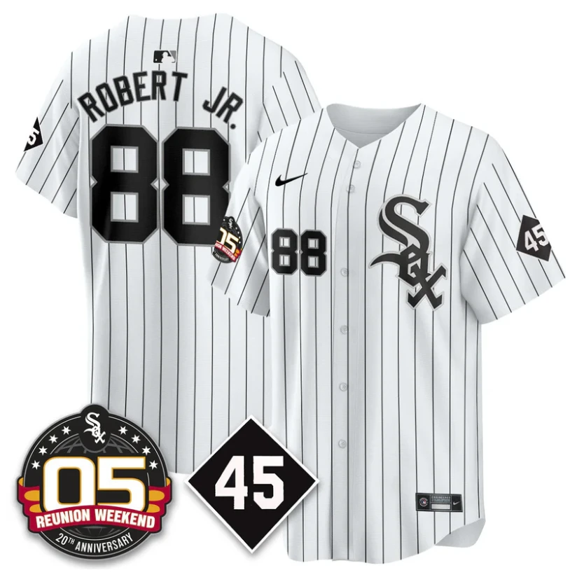 Luis Robert Jr Jersey #88 Chicago White Sox 2025 Reunion Weekend White by My Store
