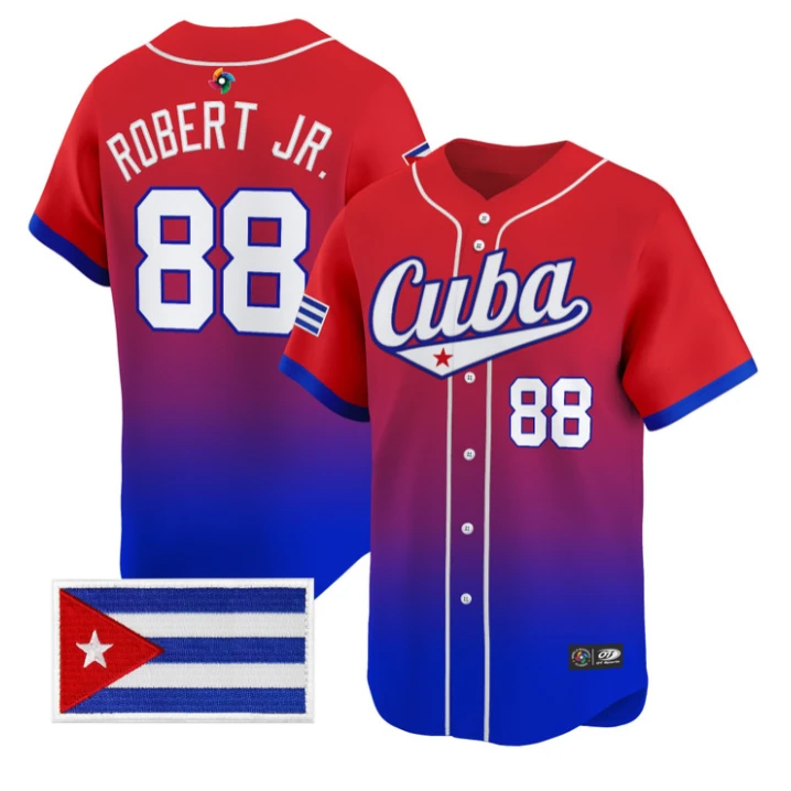 Luis Robert Jr Jersey #88 Team Cuba 2026 World Baseball Roster Stitched by My Store