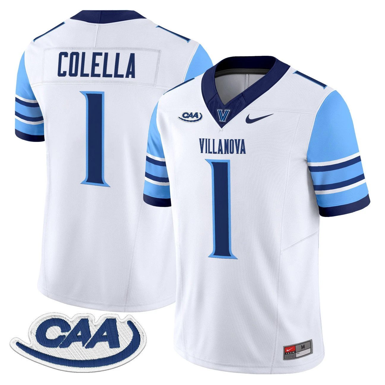 Luke Colella Jersey #1 Villanova Wildcats 2025 Vapor Limited Stitched by My Store NCAA Football Jerseys