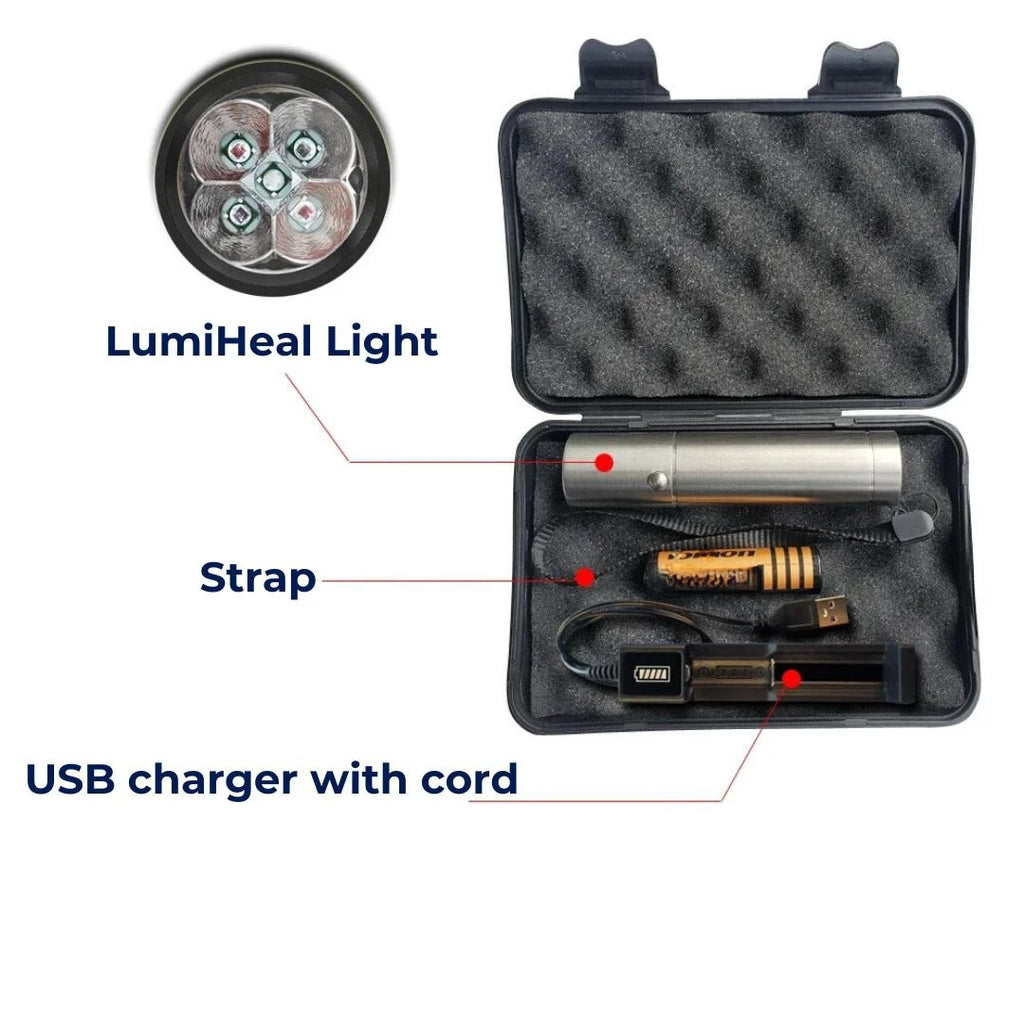 LumiHeal Light Therapy Device for Pain Relief | Reduces Inflammation - Enhances Circulation - Supports Muscle Relaxation - for Chronic Pain Bowlift by Bowlift