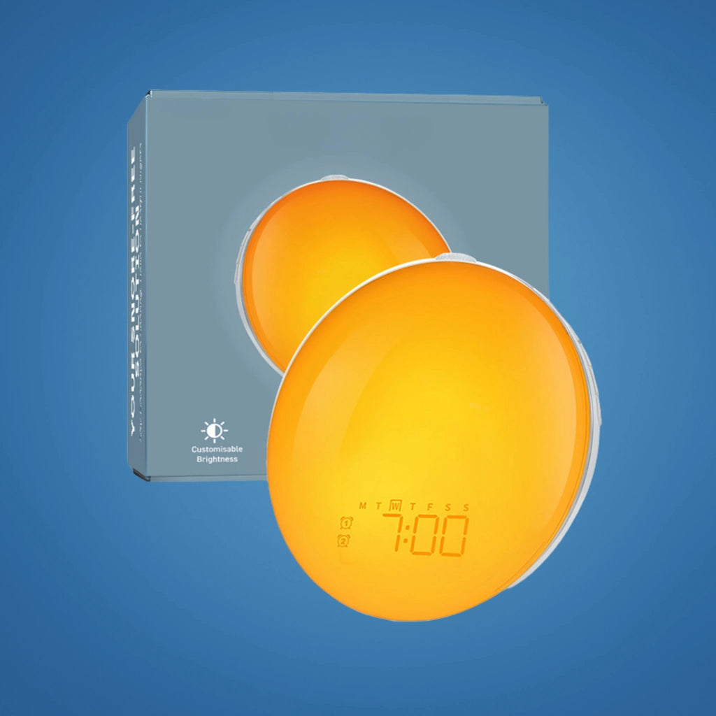 LumiRise | Sunrise Alarm Clock – Natural Wake-Up Light – Ambient Lighting – Ideal for Dark Mornings Bowlift by Bowlift