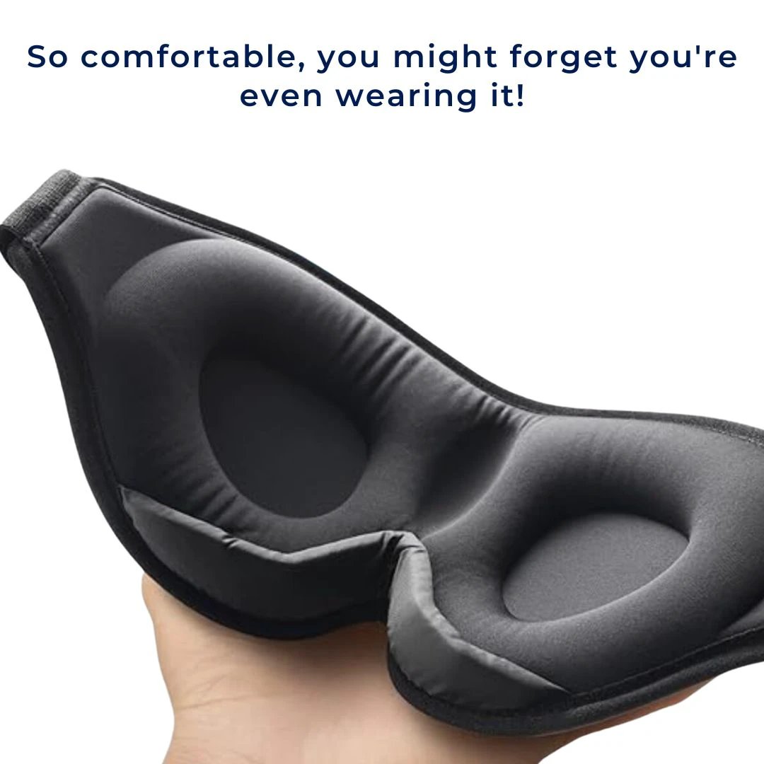 LumiShade Darkening Sleeping Mask | Light Blocking Comfort - for Shift Workers - Travelers - Light Sensitive Sleepers Bowlift by Bowlift