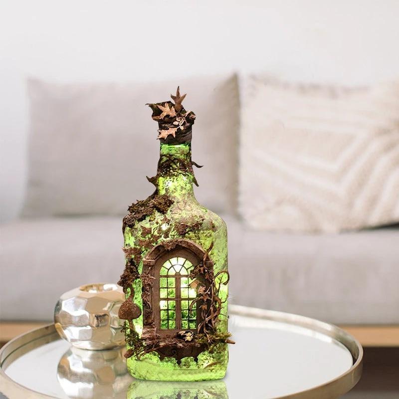 Glowing Wine Bottle by Bowlift