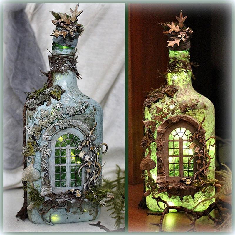 Glowing Wine Bottle by Bowlift