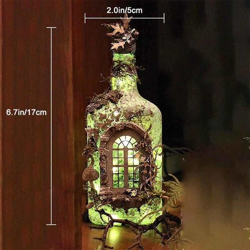 Glowing Wine Bottle by Bowlift