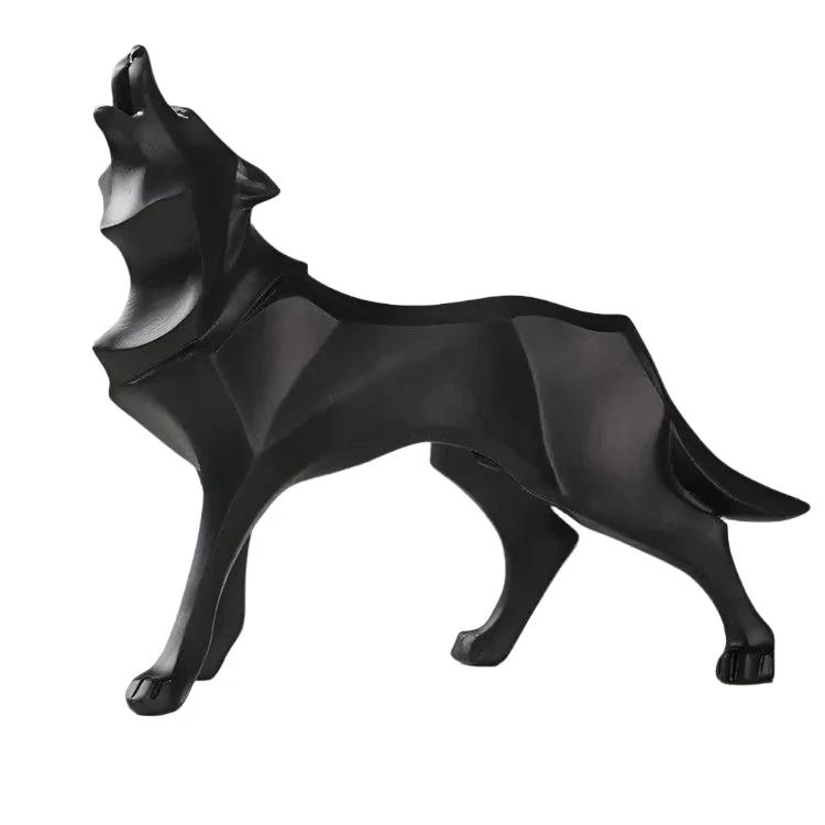 LupoForm – Geometric Wolf Statue with Sharp-edged Design for Modern Spaces Bowlift by Bowlift